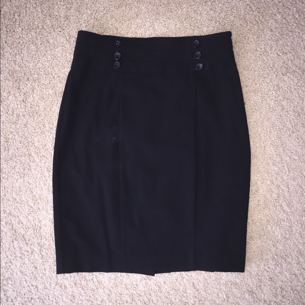Bebe black pencil skirt